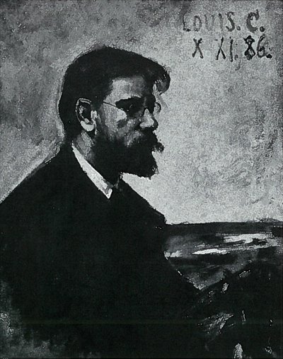 Ritratto del pittore Heinrich Fricke da Lovis Corinth